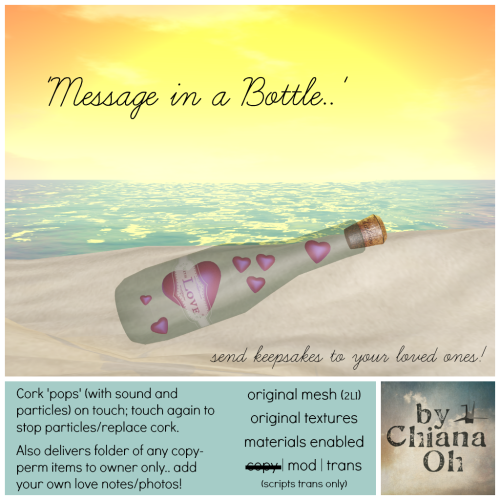 Message in a Bottle [ad]