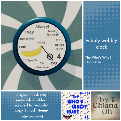 'wibbly wobbly' clock by Chiana Oh WWH Prize [ad]